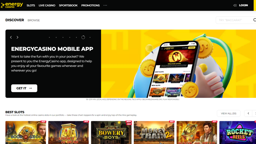 EnergyBet screenshot