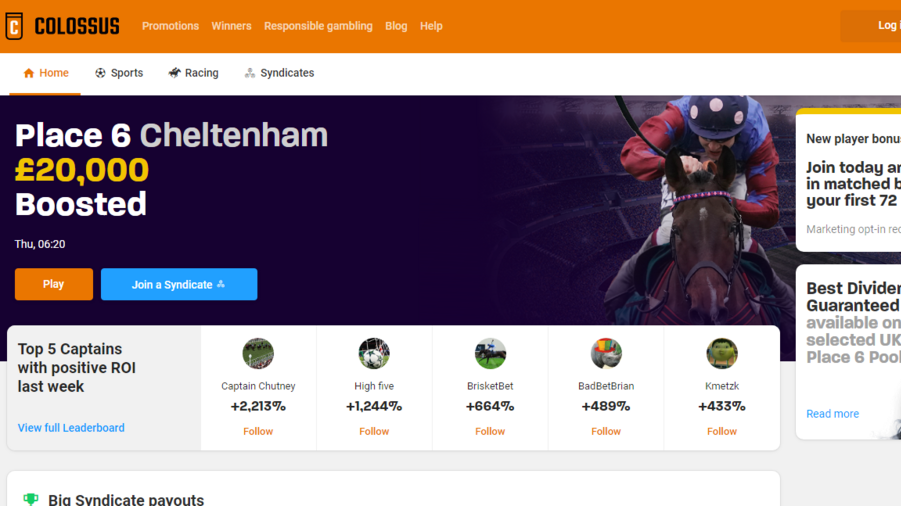 Colossus Bets screenshot