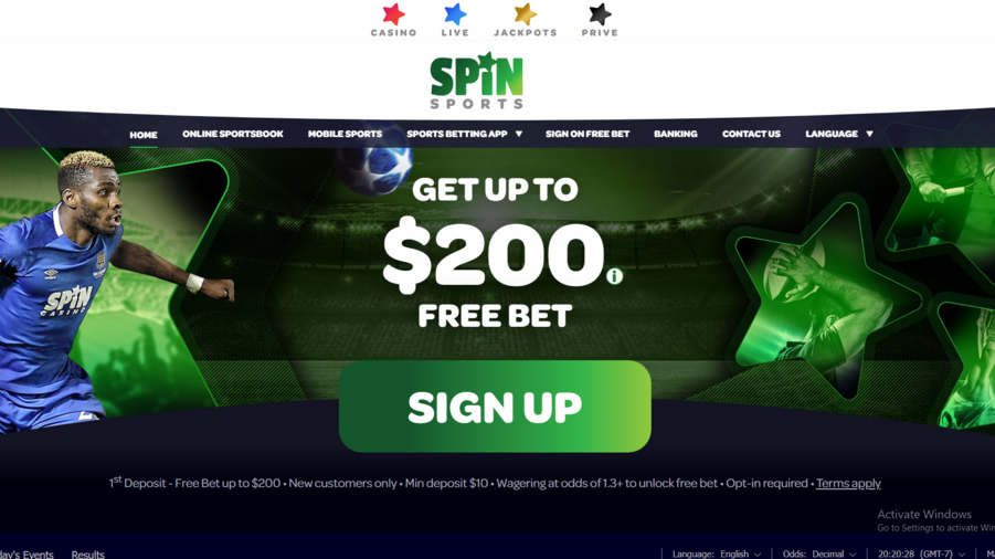 Spin Sports screenshot