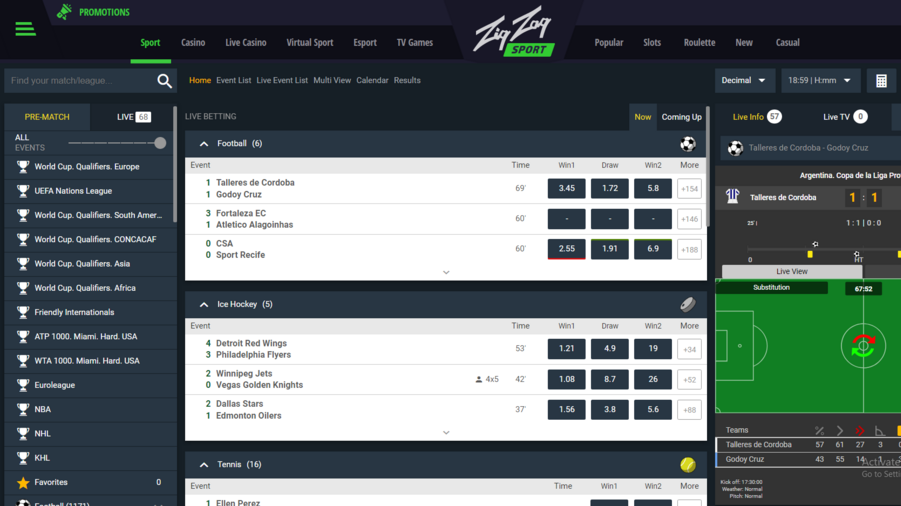 ZigZag Sport screenshot