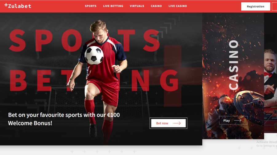 Zulabet screenshot