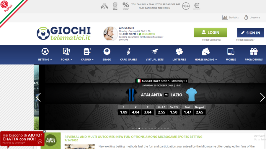 Giochi Telematici screenshot