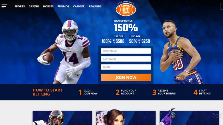 GTbets Sportsbook & Racebook screenshot