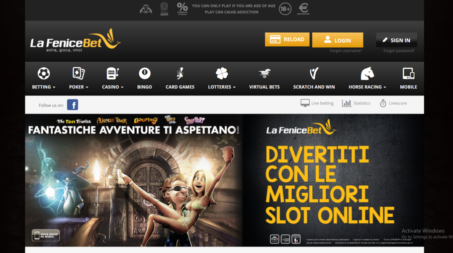 La FeniceBet screenshot