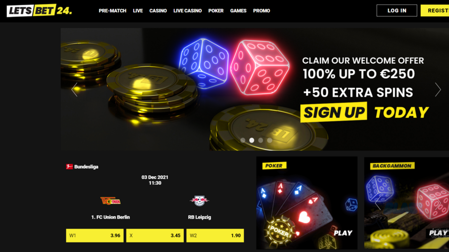 LetsBet24 screenshot