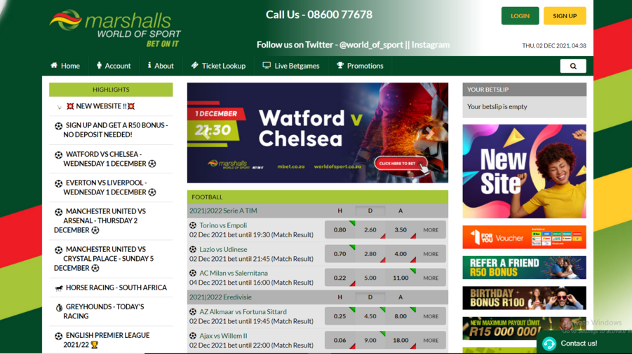 Marshalls World of Sport screenshot