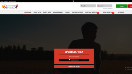 Sports4Africa screenshot