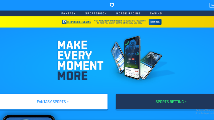 Fanduel screenshot