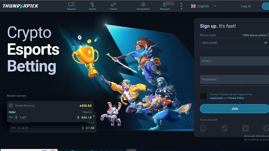 Thunderpick screenshot